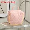 Stylish Heartshaped Cosmetic Organizer With Zipper Closure For Home Or Travel Use