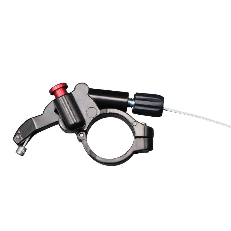 Рычаг дистанционного управления вилкой велосипеда с кабелем, кнопка блокировки из алюминиевого сплава, проводной контроллер для передней вилки горного велосипеда