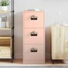 Filing Cabinet Pink 44 x 50 x 106.5 cm Cold Rolled Steel