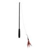 Interative Cat Toy Bite Resistance Retractable Cat Teaser Wand with Bell for Cat Kitten 180cm/70.9in