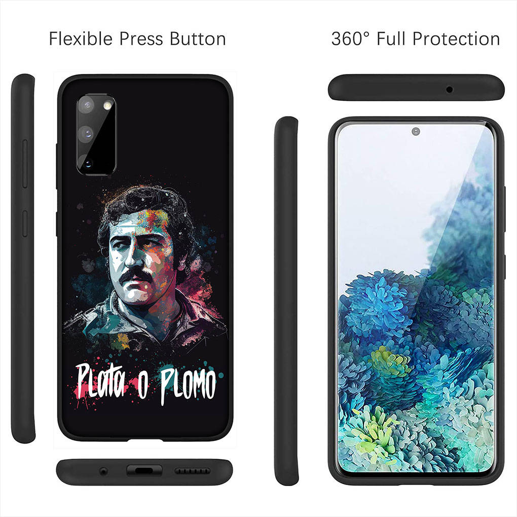 Для Samsung Galaxy S24 S23 iPhone 16 15 14 Xiaomi Redmi Note 13 12 11 10 8 Plus 9 Pro Max X XR 14CЧехол для iPhone Pablo Escobar Narcos OPPO Huawei Cover