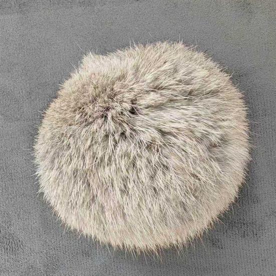 5 шт. Пушистый Шарик Игрушка для Кошек Мягкий Пушистый Искусственный Мех Шарик Моющийся Пушистый Шарик Игрушка-Пиналка для Кошек и Кроликов для Домашних Упражнений, Стимуляции Инстинктов Охоты и Погони