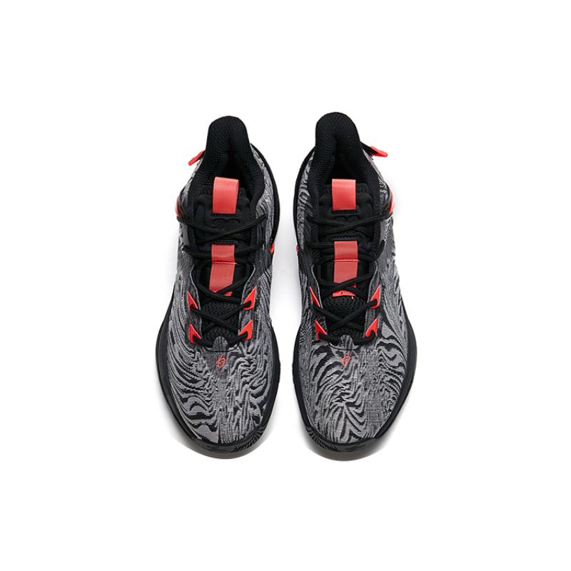 Anta Swoosh 2.0 Нескользящие износостойкие низкие баскетбольные кроссовки для выступлений Мужские Белые Черные Кроссовки 112231606-5