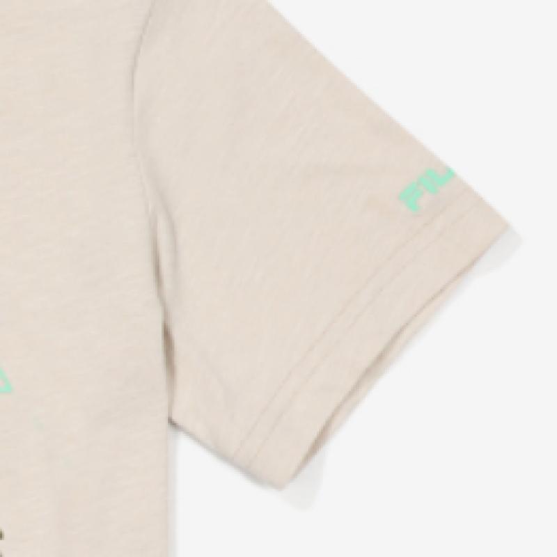 [fila Kids] Футболка с рисунком эмодзи для кемпинга Fk2rsf2204x Грустно q0zFk2rsf2204xГрустно