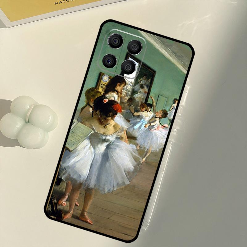 Чехол для Samsung Galaxy M15 M35 M21 M16 M06 M33 M13 M53 M11 M31 M55 M14 M34 M54 M12 M32 M52 с изображением балерины