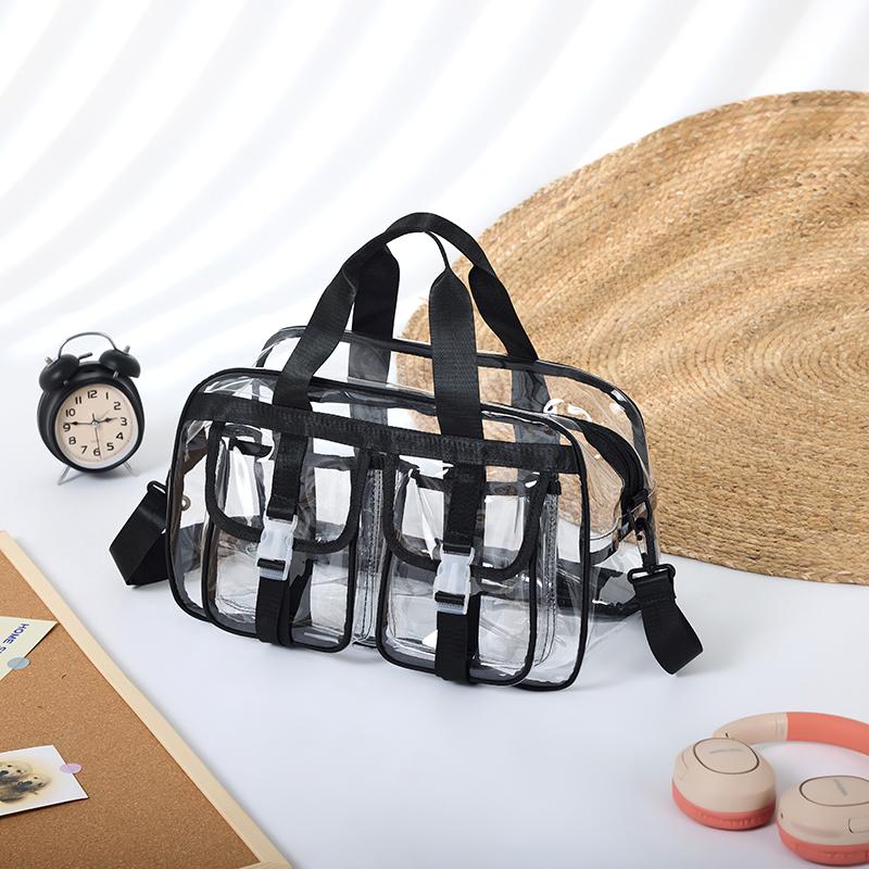 Прозрачная дорожная сумка женская большая вместительная сумка для йоги сумка для плавания