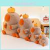 Cartoon Capybara Persimmon Plush Doll Childrens Birthday Gift Decoration Home