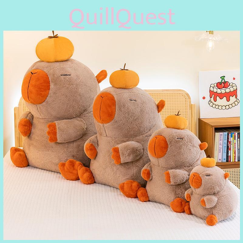 Cartoon Capybara Persimmon Plush Doll Childrens Birthday Gift Decoration Home