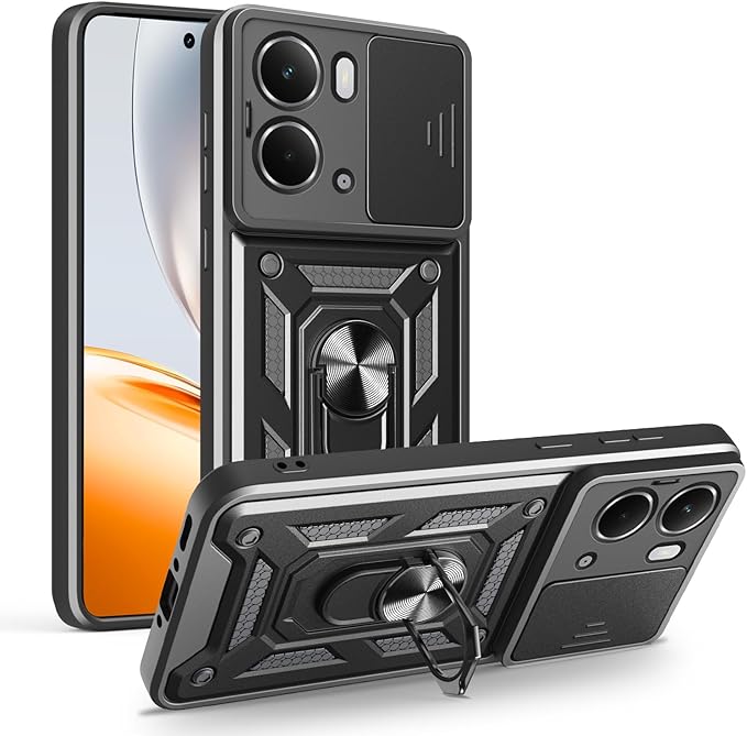 Чехол для Realme 14 5G Защита военного уровня Слайдер для камеры для Realme 14T Чехлы