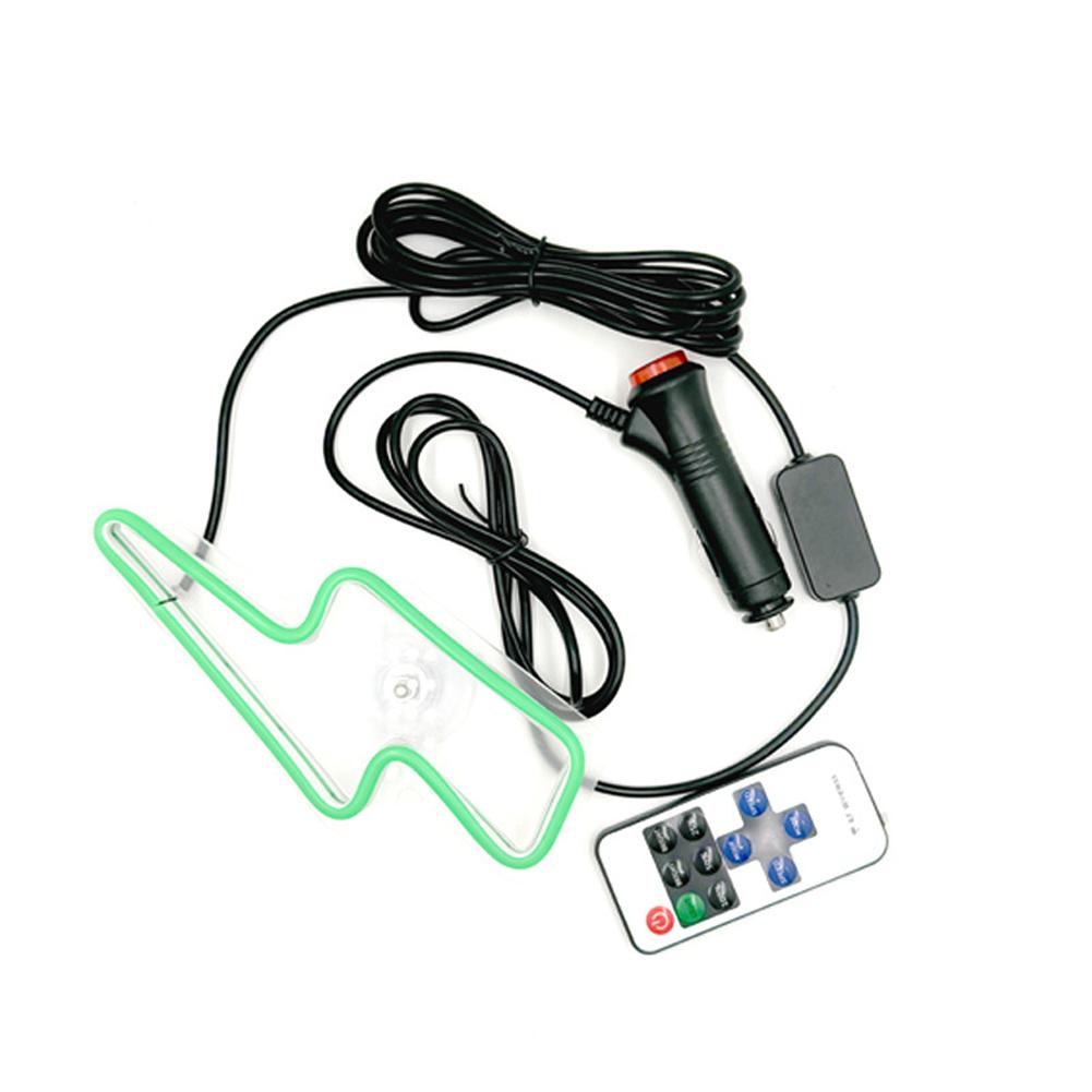 Автомобильные светодиодные фонари для окон с дистанционным управлением, несколько режимов, декорирование окон, атмосферные лампы, модификация автомобиля, неоновые огни