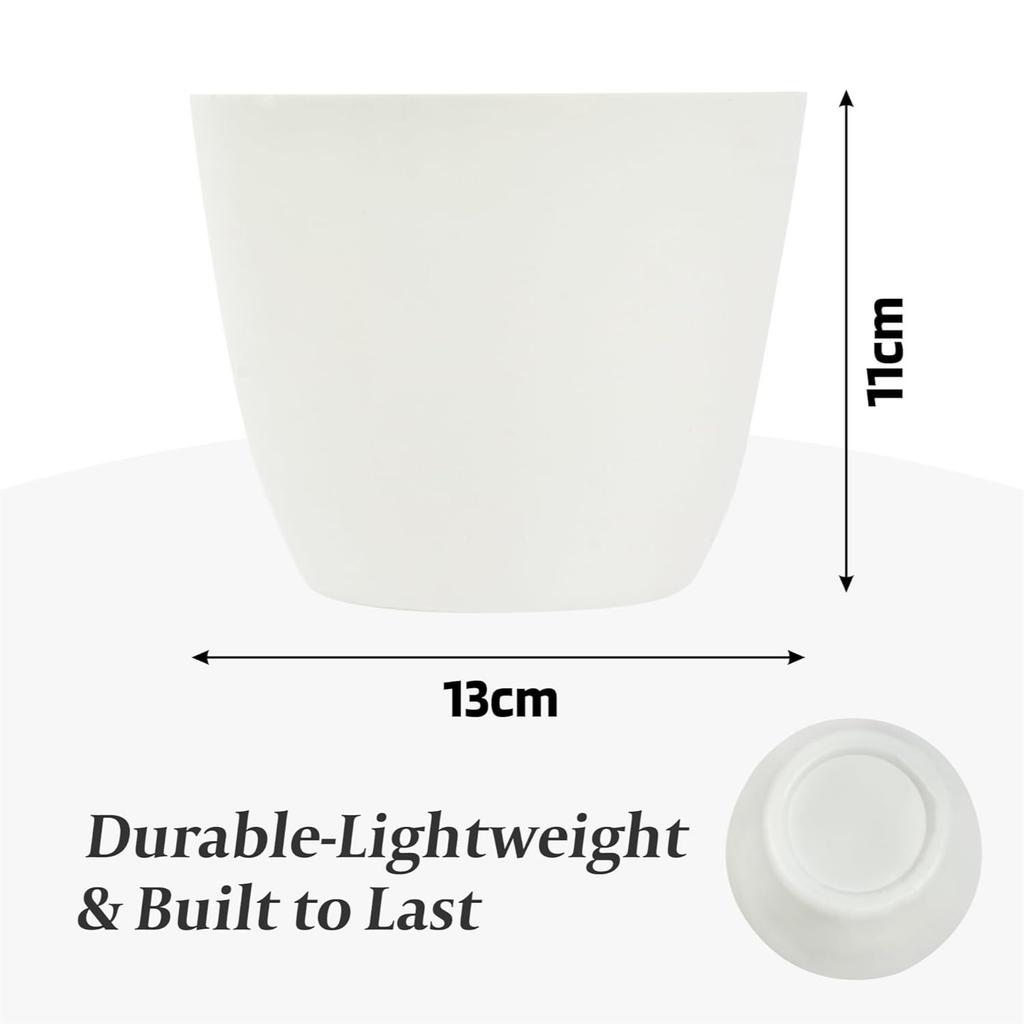 Набор из 12 цветочных горшков | Цветочный горшок для гостиной-офиса | Кашпо для дома-офиса-газонов и садового декора