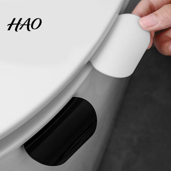 Portable Toilet Cover Handle 2Pcs Seat Lift Handle, Avoid Touching Self-Adhesive Lid Bathroom Gadget Lifter, Tab Tool, Accessories Safe Lifter