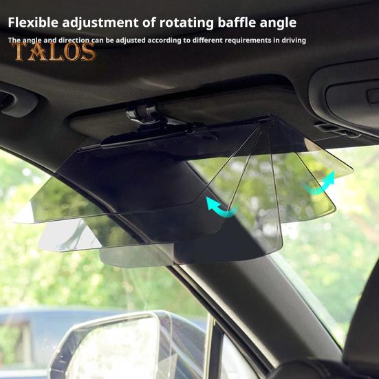 Удлинитель солнцезащитного козырька автомобиля Поляризованный автомобильный козырек для защиты от ультрафиолета Антибликовый Простая установка Регулируемый угол Универсальный размер Безопасные аксессуары для вождения