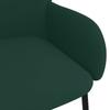 Dining Chairs 2 pcs Dark Green Velvet
