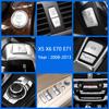 Для BMW X5 X6 E70 E71 Chrome ABS стайлинга автомобилей кнопки украшения с блестками наклейка крышка отделка наклейки авто интерьер