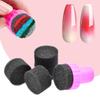 Gradient Nail Art Sponge Stamper Set, with 5 Replacement Sponge Heads, for Ombre Gradient Nail Art Decoration
