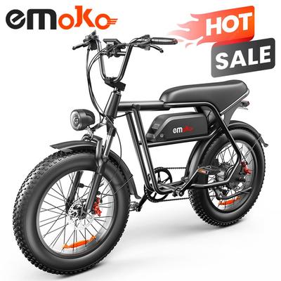 Городской электрический велосипед Emoko C99 250 Вт 48 В 20 Ач, городской электровелосипед для поездок на работу, широкие шины 20×4.0", гидравлические дисковые тормоза, педелек в стиле внедорожника для ежедневных поездок