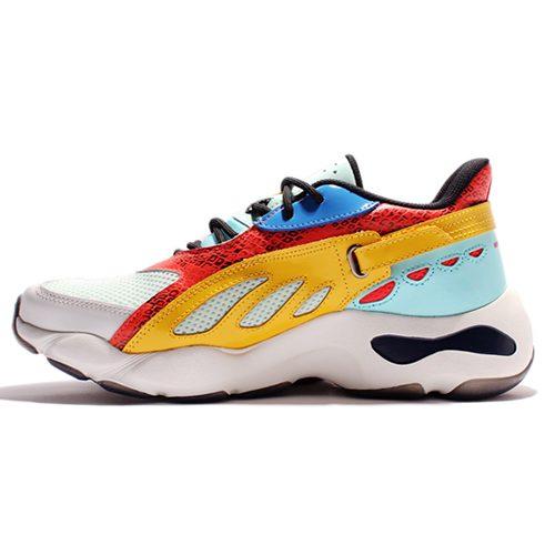 Женские массивные кроссовки Li Ning Низкие Желто-красные AGLN072-11