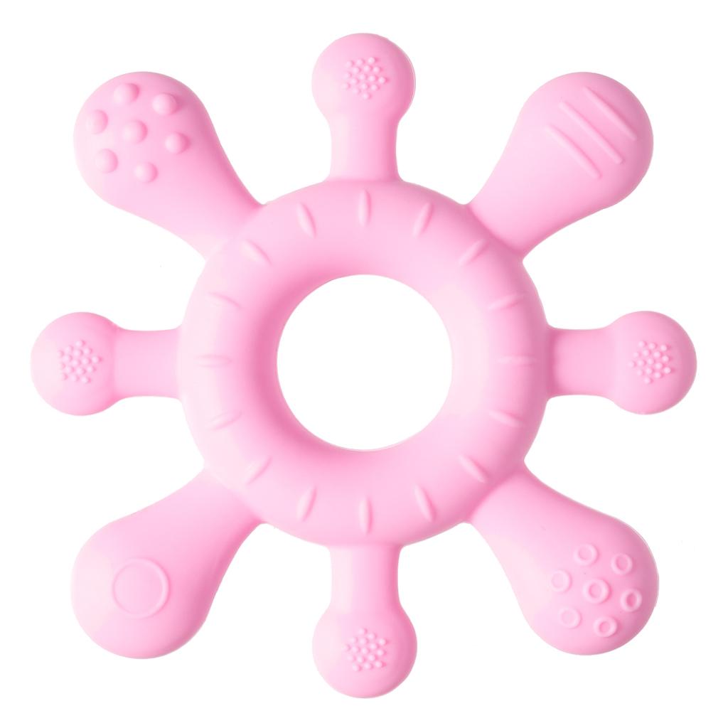 Color Kids 1PCS Baby Silicone Toys Cartoon Teething Toys Toddler Chewing Toy Training Molar Sensory Toys Newborn Accessories