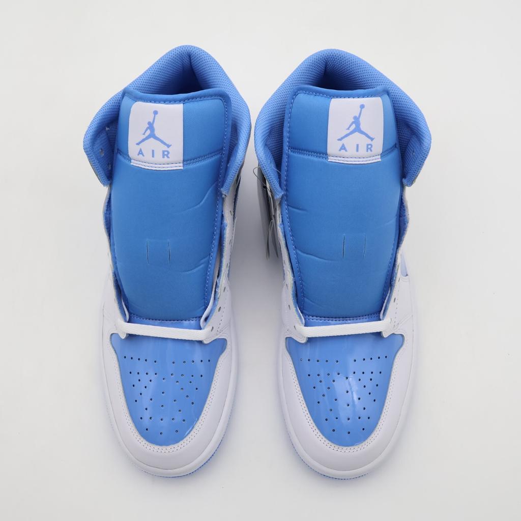 FZ2142-114 Nike Air Jordan 1 Mid Белый Легендарный Синий (Мужской)
