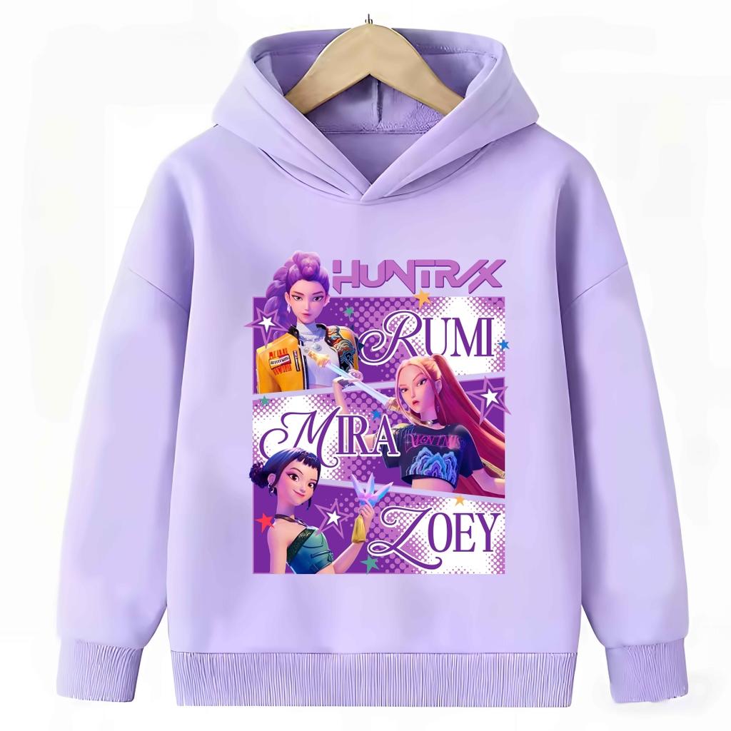 Children's Clothing Casual Comfort Sweatshirt Fashion Cartoon Printed Hoodie Sweatshirts Girls