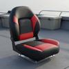Folding Fishing Boat Seat Lightweight Plastic Marine Seating with Backrest for