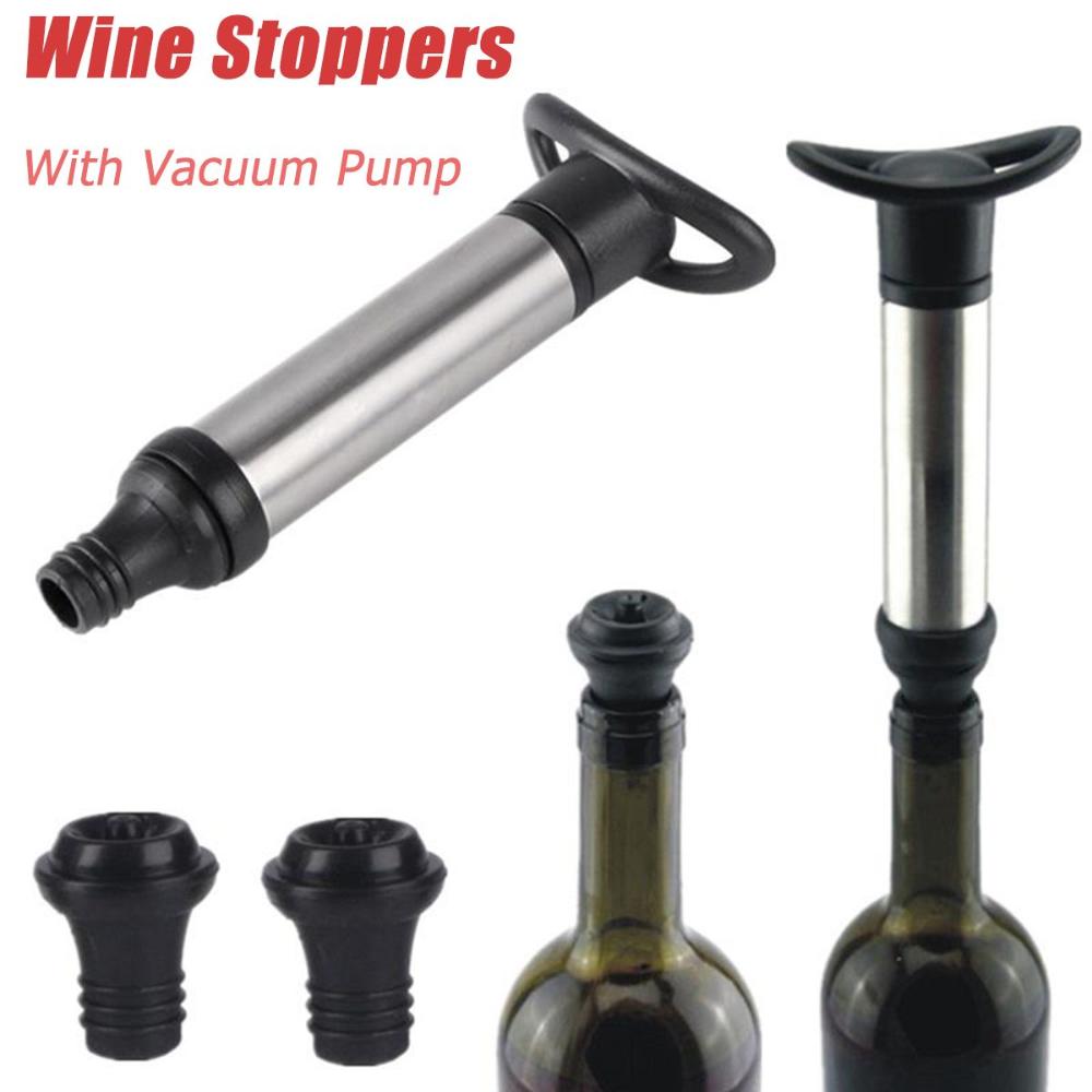 Сталь Бытовые Барные Аксессуары Герметичный Сохранитель Набор Винных Пробок Воздушный Замок Пробка для Бутылки Аэратор