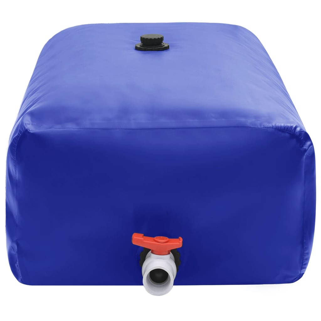 Vidaxl Zbiornik Na Wodę Deszczową, Z Kranikiem, Składany, 1500 L, Pvc