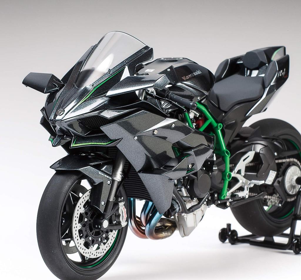 Tamiya Серия Мотоциклы 131 Kawasaki Ninja H2R Пластиковая Модель 14131 1/12 №
