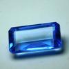 Natural Blue Tanzanite Loose Gemstone 9.90 ct Baguette Cut for Jewelry Making and Gem Collections