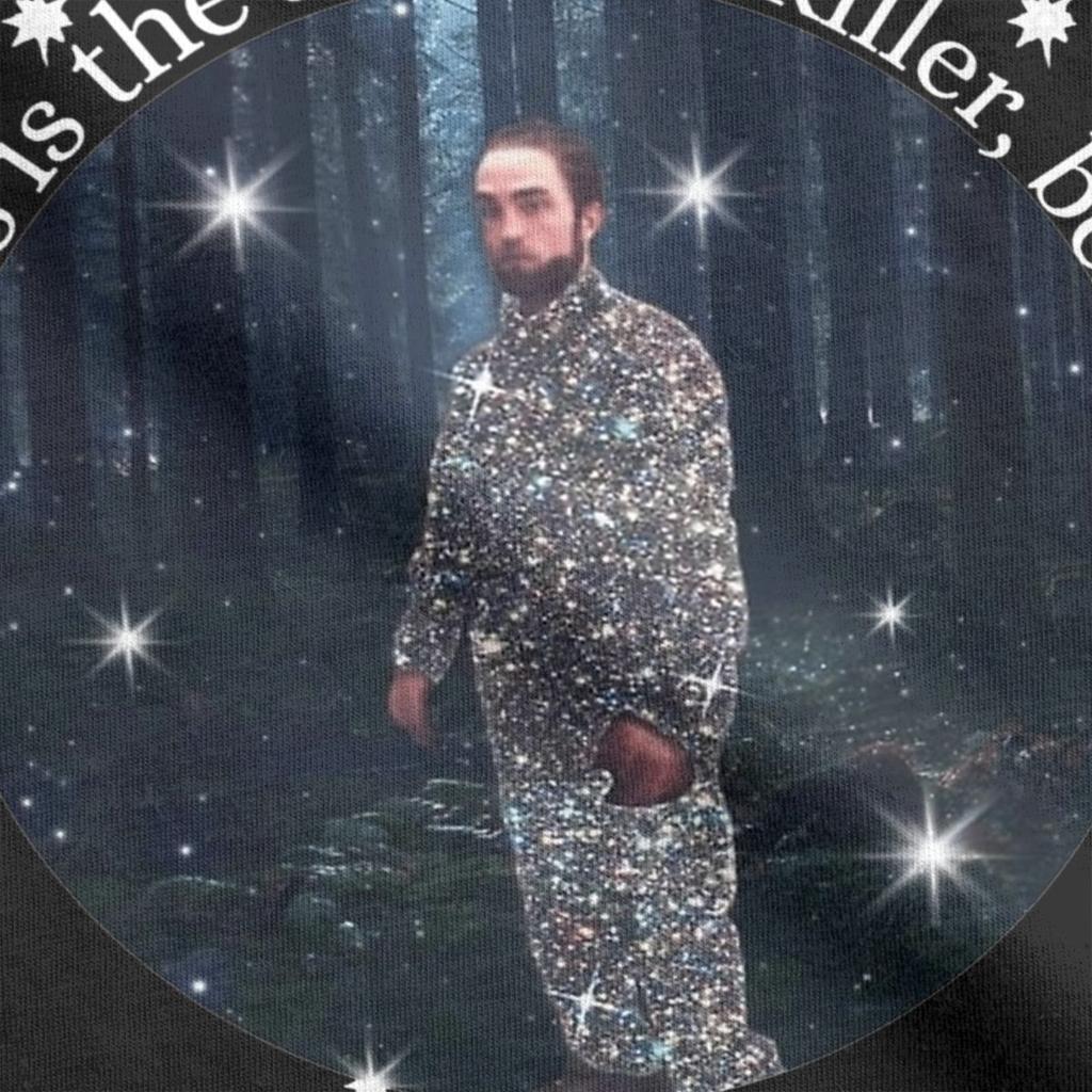 Новинка Мем Роберт Паттинсон Эдвард Каллен Сумерки Футболки Хлопковая футболка Кожа убийцы Белла Футболки Топы