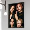 Girl Group Kpop B-Blackpink Canvas Painting Posters and Prints Wall Art Pictures for Living Room Decoration