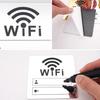 DIY Зеркальная Наклейка на Стену с Логотипом WiFi для Ресторана, Офиса, Салона, Спальни, Магазина, Детского Сада.