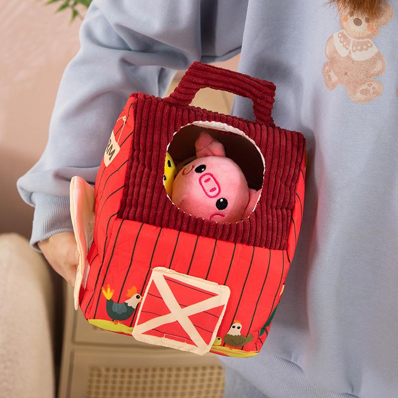 Animal blind box house dolls, plush toys, children's birthday gifts, figurines, decorative items, toys