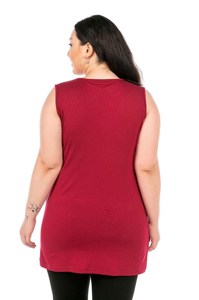 Женское стильное боди большого размера плюс размер с круглым вырезом на толстых бретелях из вискозы, длинное боди из норки