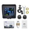 Лучшее качество USB Солнечная Зарядка Мотоцикл TPMS Мотор Шина Давление Шина Температура Мониторинг Система Сигнализации с 2 Внешними