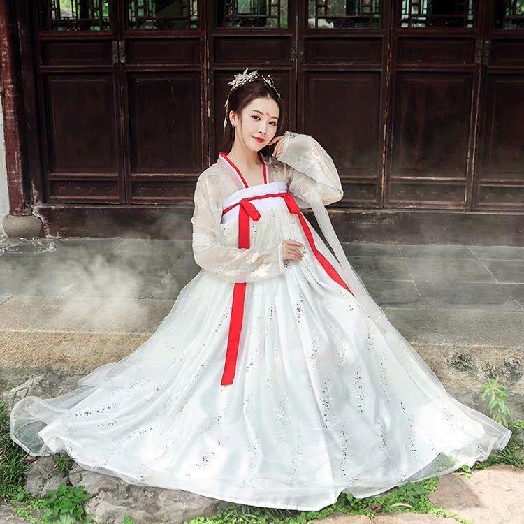 Chinese Tang Dynasty Style Hanfu Autumn And Winter Daily Women's Suit