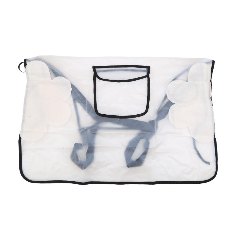 Водонепроницаемый рабочий фартук прозрачный черный белый маслостойкий кухонный фартук чистящие средства милый мультяшный мишка грязеотталкивающий фартук из ТПУ