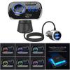 Bluetooth Dual USB FM-передатчик Зарядное устройство Автомобильный звонок Громкая связь MP3-аудиоплеер