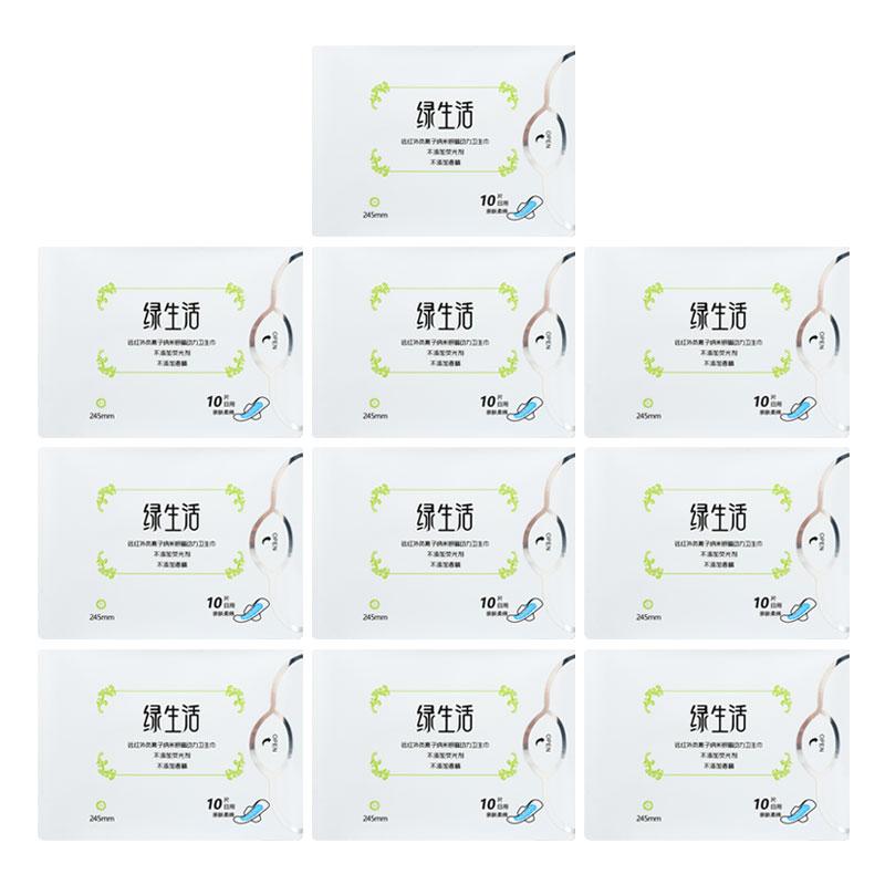 10 упаковок, анионовые гигиенические одноразовые прокладки, женские прокладки, ежедневные трусики, ежемесячные полотенца для кормления, женский продукт, менструальные прокладки