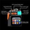 Mini Speaker Smart Wireless Audio Equipment with Touchscreen & HD Sound & LED Lights Bluetooth5.4 for Home Outdoor Party Camping