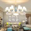 Modern European Ceramic Chandelier for Living Room, Restaurant, or Bedroom In Villa