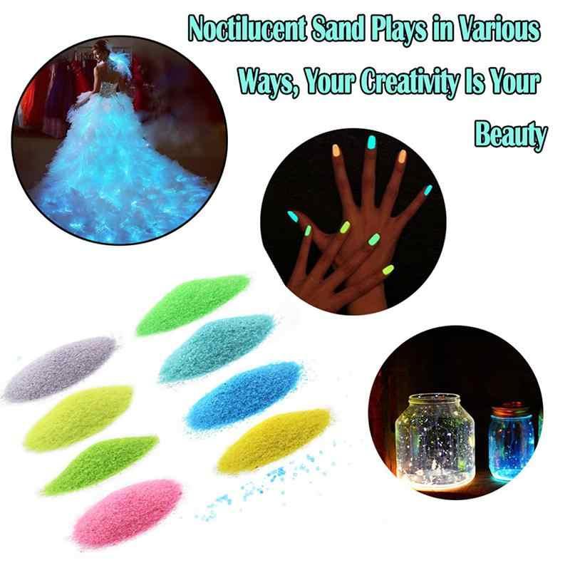 Luminous Sand Stones Glow In Dark Mini Pebble for Party Home Garden Park Road Decor Fluorescence Stone Fish Tank Ornament