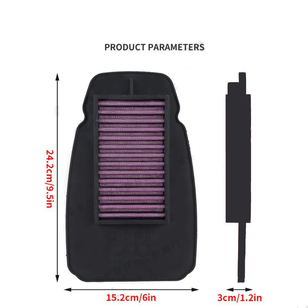 Motorcycle Air Filter High Flow Air Cleaner Filter Element For Yamaha R15 V3 YZF-R155 2017-2019 SRL115 Accessories