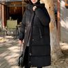 Модные зимние куртки женские длинные парки свободные толстые теплые женские пальто