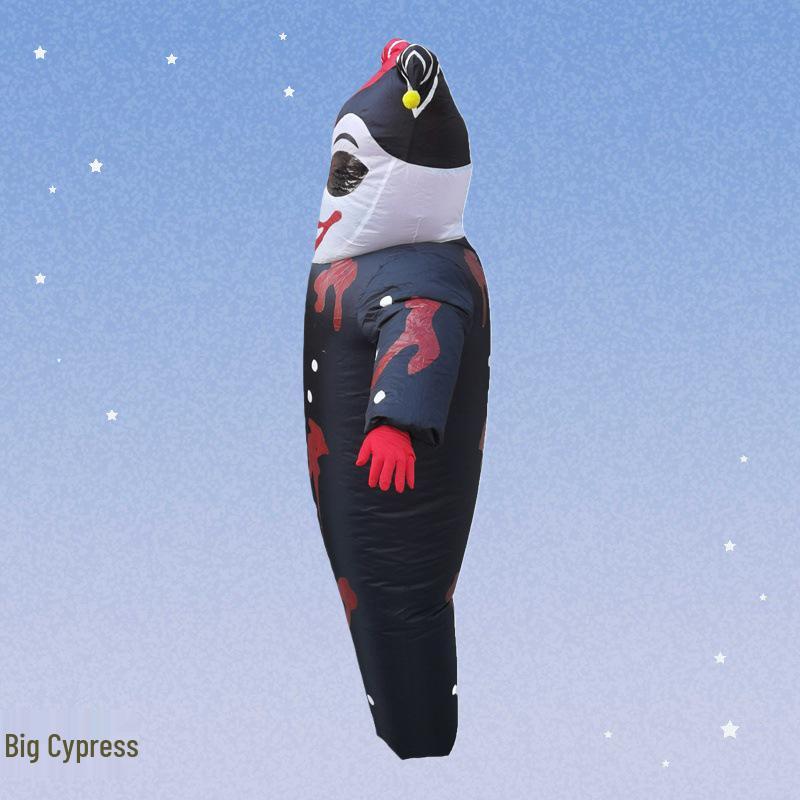 Надувной костюм Злого Клоуна на Хэллоуин и Рождество - Необычный и Забавный Костюм-Кукла