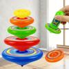 Rotating Toy Flying Stacking Gyroscopes Interesting Launcher Gyroscope Set  Kids Toy