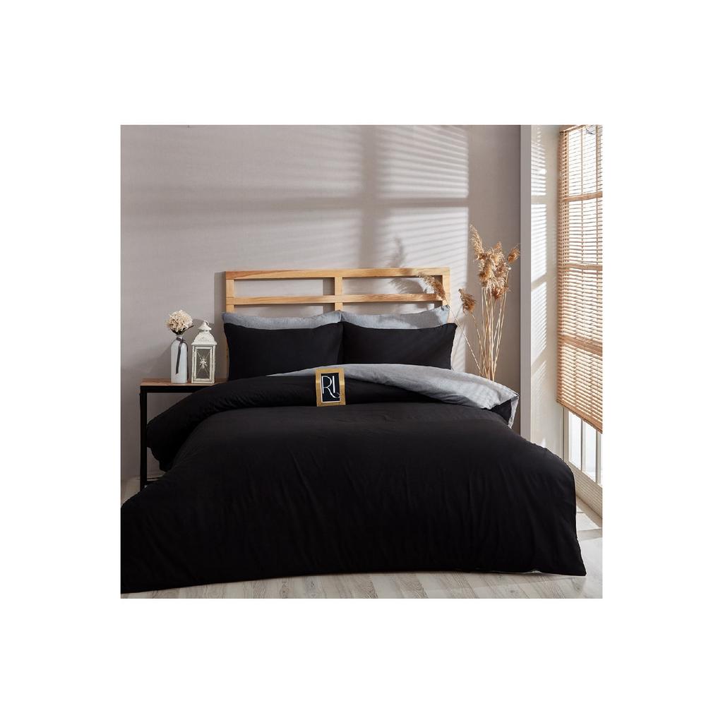 Двойной комплект пододеяльников из органической пряжи Atlantis, окрашенный в пряжу (без листа)