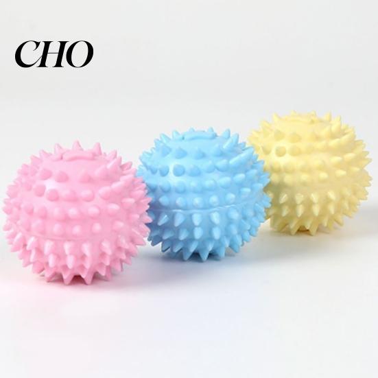 Soft Rubber Dog Toy Spike Ball Flexible TPR Cleans Teeth Massages Gums Reduces Pet Bad Breath Durable Interactive Chew for Dogs And Cats
