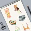 50 Cartoon Summer Aesthetic Graffiti Stickers Decorate Guitar Notebook Suitcase DIY Waterproof